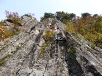 Climbing Fukui's Kuroiwa 福井県の黒岩のクライミング November 2014
