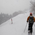 P1000961.JPG -- First meters already in deep snow storm