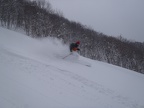 Skitour Gozendake lower part 御前岳 February 2015