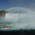  -- Horseshoe Falls with boat and rainbow, lovely.